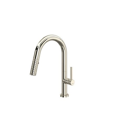 ROHL Tenerife Pull-Down Bar/Food Prep Kitchen Faucet With C-Spout TE65D1LMPN